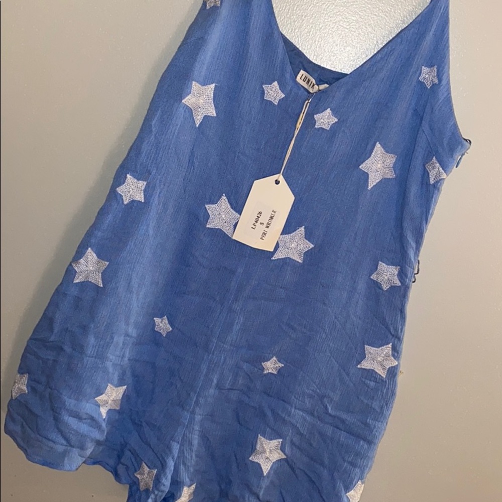 Blue romper